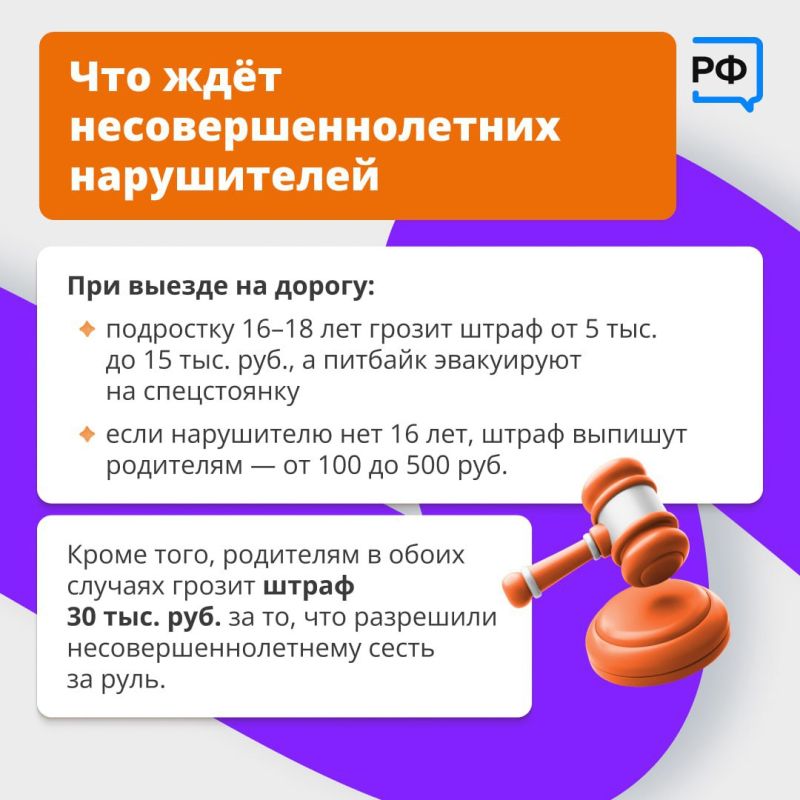 На дорогах всё больше аварий с участием питбайков — и за рулём часто оказываются подростки На дорогах всё больше аварий с участием питбайков — и за рулём часто оказываются подростки