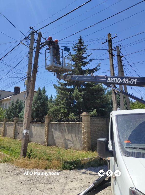 «Мариупольгорсвет» провел технические работы во всех районах города «Мариупольгорсвет» провел технические работы во всех районах города