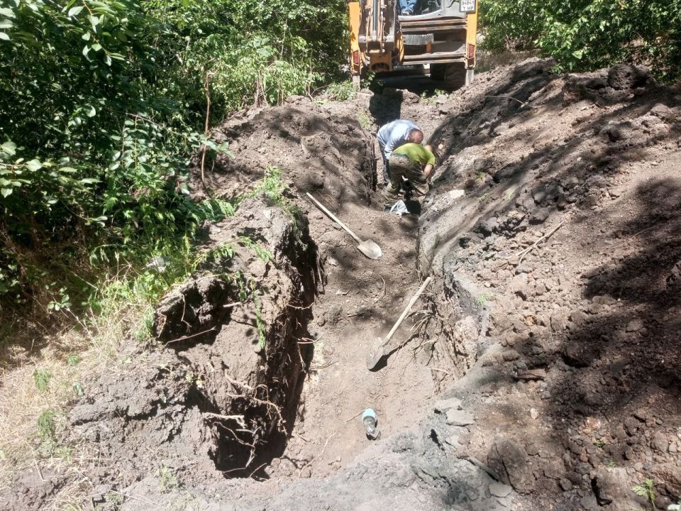 Ремонт водных порывов - на контроле Народного Совета Ремонт водных порывов - на контроле Народного Совета