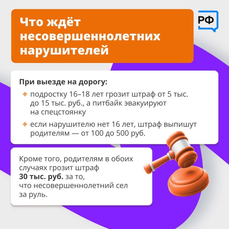 На дорогах всё больше аварий с участием питбайков — и за рулём часто оказываются подростки На дорогах всё больше аварий с участием питбайков — и за рулём часто оказываются подростки