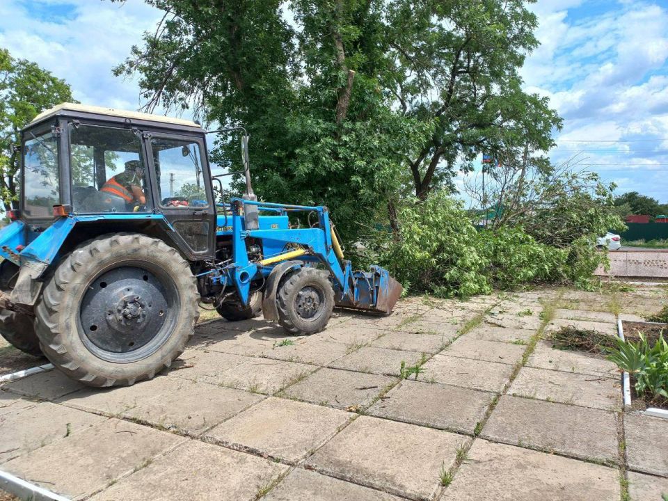 Сергей Юзвинкевич: Во исполнение поручения Главы Донецкой Народной Республики Дениса Владимировича Пушилина в населённых пунктах Володарского муниципального округа активизирована работа по спилу аварийных деревьев, которая... Сергей Юзвинкевич: Во исполнение поручения Главы Донецкой Народной Республики Дениса Владимировича Пушилина в населённых пунктах Володарского муниципального округа активизирована работа по спилу аварийных деревьев, которая...