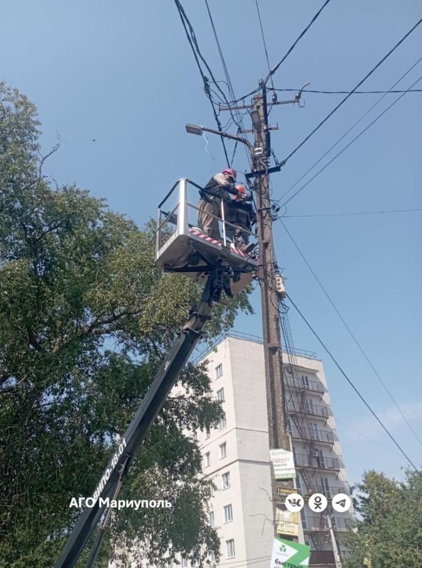 «Мариупольгорсвет» провел масштабные работы в Ильичевском районе «Мариупольгорсвет» провел масштабные работы в Ильичевском районе