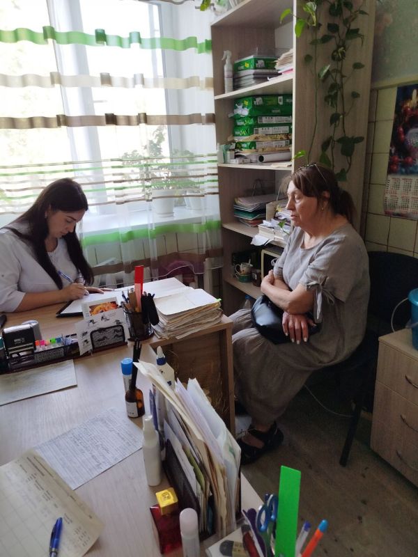 Консультативная бригада в больнице г. Дебальцево Консультативная бригада в больнице г. Дебальцево
