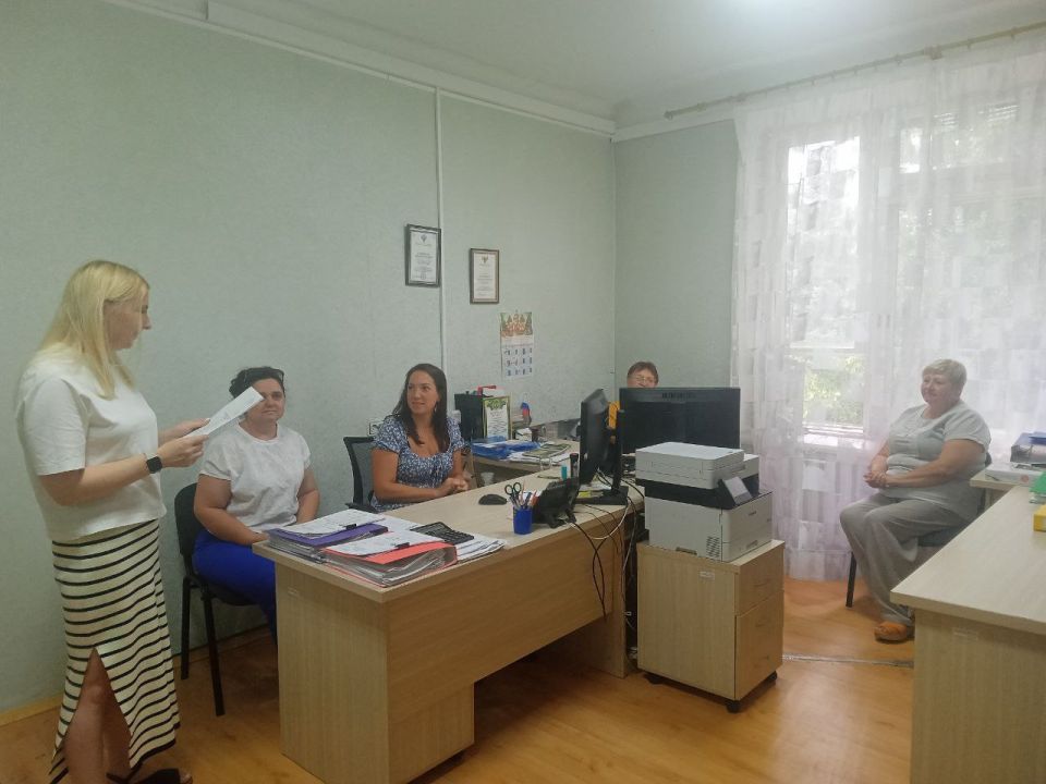 Наталья Великодная: Встреча с трудовым коллективом отдела