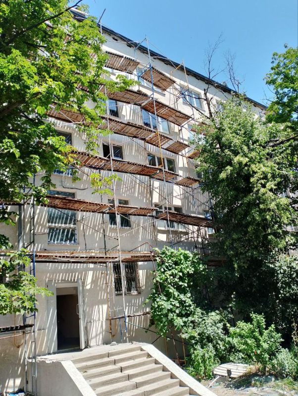 Восстановление жилого здания на улице Куприна в г. Мариуполе Восстановление жилого здания на улице Куприна в г. Мариуполе