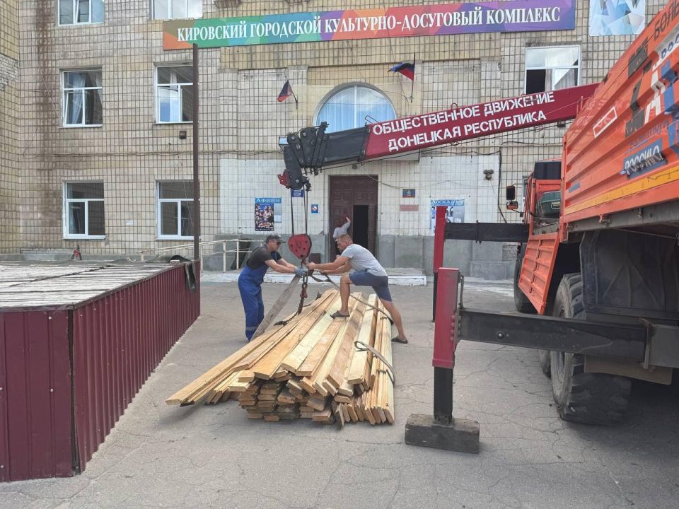 Благодаря Владимирской области в Кировском завершены подготовительные работы для установки концертной площадки Благодаря Владимирской области в Кировском завершены подготовительные работы для установки концертной площадки