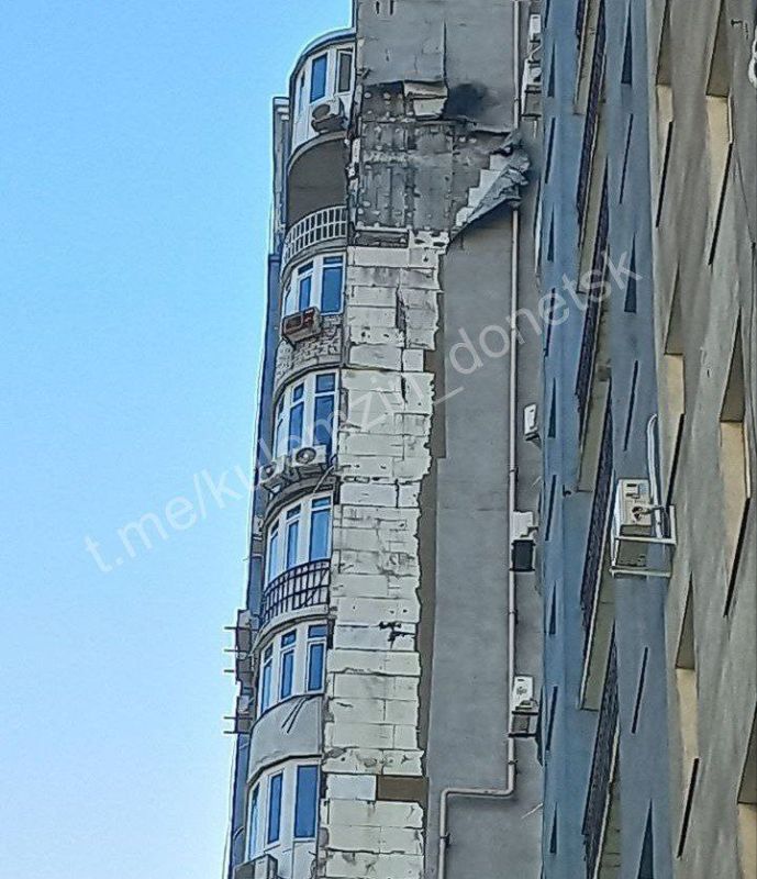 Массовый налёт дронов этой ночью был осуществлён также в Донецке Массовый налёт дронов этой ночью был осуществлён также в Донецке