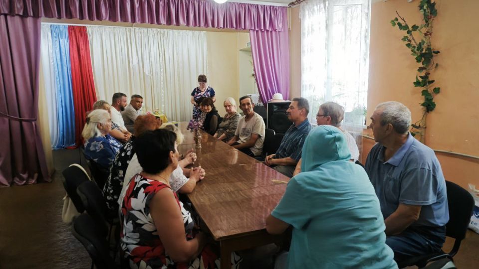 01 августа в Государственном бюджетном учреждении социального обслуживания «Центр социального обслуживания населения Кировского района города Макеевки», по партийному проекту «Старшее поколение» ВПП «Единая Россия», прошло... 01 августа в Государственном бюджетном учреждении социального обслуживания «Центр социального обслуживания населения Кировского района города Макеевки», по партийному проекту «Старшее поколение» ВПП «Единая Россия», прошло...