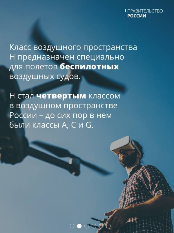 В России установлен новый класс воздушного пространства для беспилотников В России установлен новый класс воздушного пространства для беспилотников