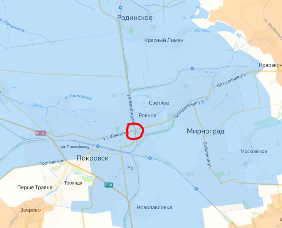 Обстановка на важном перекрёстке у Красноармейска (Покровска) крайне грустная для ВСУ Обстановка на важном перекрёстке у Красноармейска (Покровска) крайне грустная для ВСУ