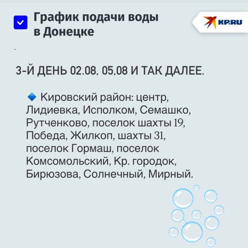 Новый график подачи воды в Донецке и Макеевке: как теперь будут подавать воду Новый график подачи воды в Донецке и Макеевке: как теперь будут подавать воду