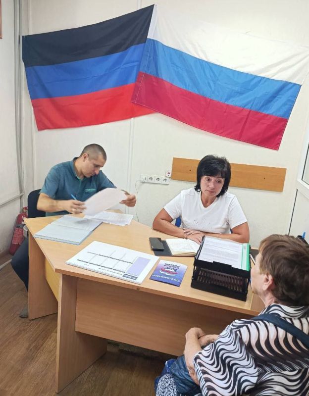 Наталья Великодная: Встреча с жителями Курахово Наталья Великодная: Встреча с жителями Курахово