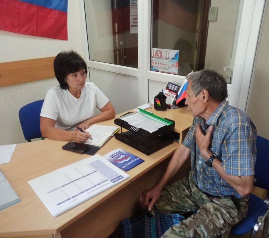 Наталья Великодная: Встреча с жителями Курахово Наталья Великодная: Встреча с жителями Курахово