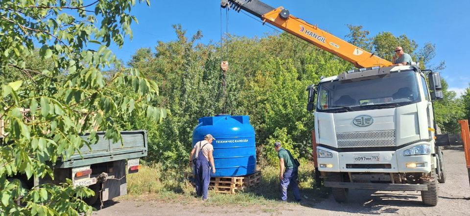 Установка емкости для разбора воды населением ж.м. Фурманово ул.Старофурманово,возле дома.2 Установка емкости для разбора воды населением ж.м. Фурманово ул.Старофурманово,возле дома.2