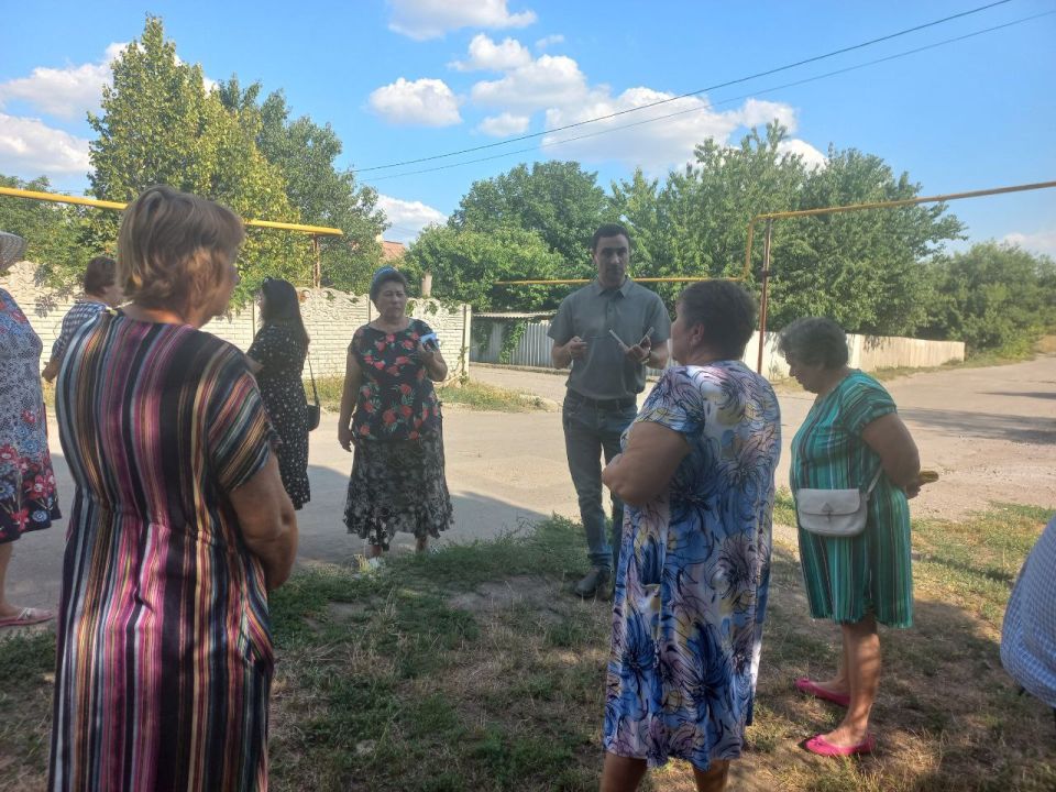 Елена Рязанцева: В рамках поручения Главы Донецкой Народной Республики Дениса Пушилина в Пролетарском районе на регулярной основе проходят встречи с населением Елена Рязанцева: В рамках поручения Главы Донецкой Народной Республики Дениса Пушилина в Пролетарском районе на регулярной основе проходят встречи с населением