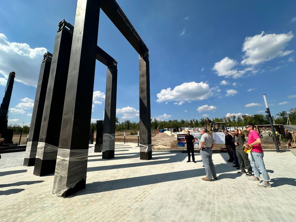 Владимир Ежиков: Уже видны очертания будущего мемориала на «Донецком море»