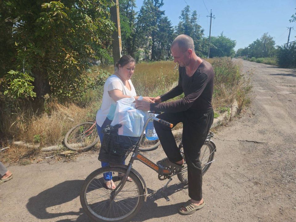 Продолжаем нашу гуманитарную миссию на освобожденных территориях Продолжаем нашу гуманитарную миссию на освобожденных территориях