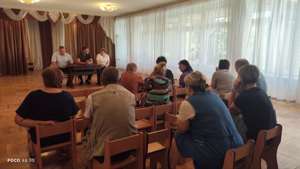 Роман Конев: Состоялась встреча с населением Роман Конев: Состоялась встреча с населением