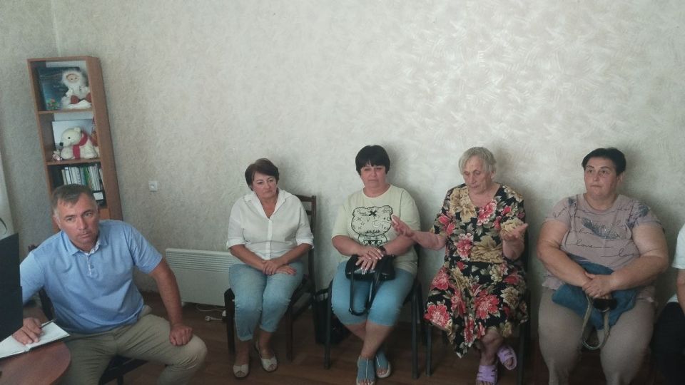 Встреча с гражданами пгт Донское Встреча с гражданами пгт Донское