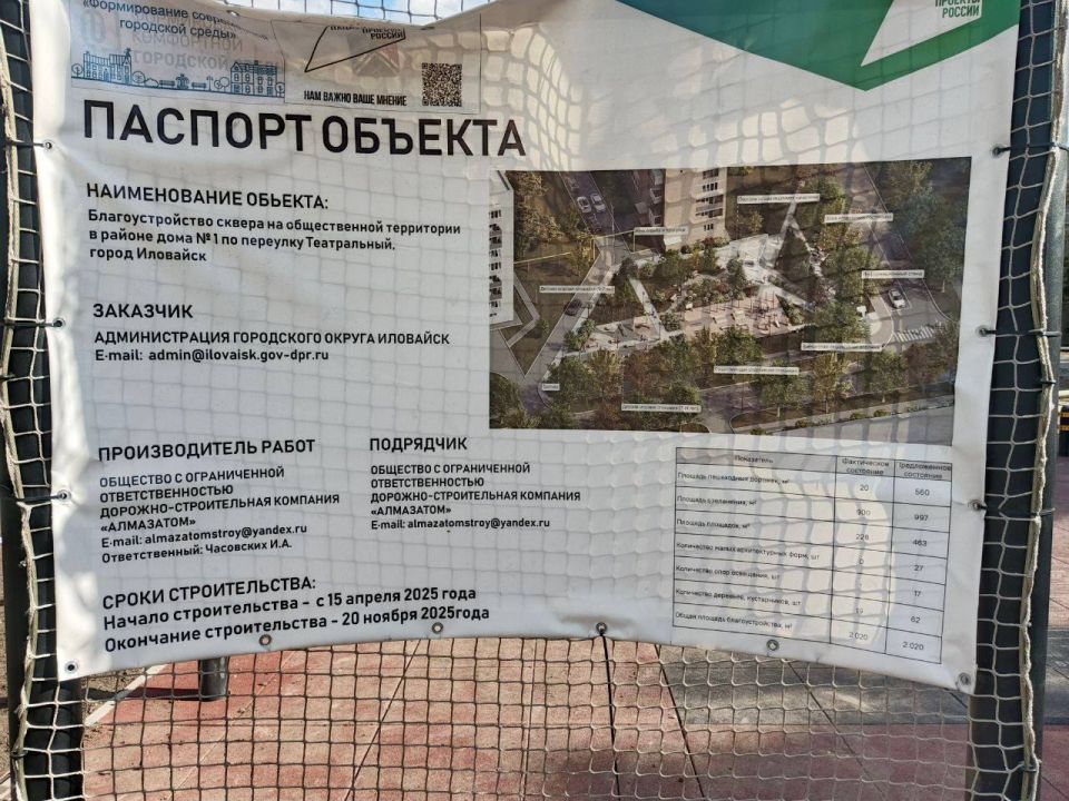 Денис Зубов: По итогам голосования в 2024 году в рамках программы "Формирование комфортной городской среды" на территории городского округа Иловайск жителями была определена территория в районе дома № 1 по переулку... Денис Зубов: По итогам голосования в 2024 году в рамках программы "Формирование комфортной городской среды" на территории городского округа Иловайск жителями была определена территория в районе дома № 1 по переулку...