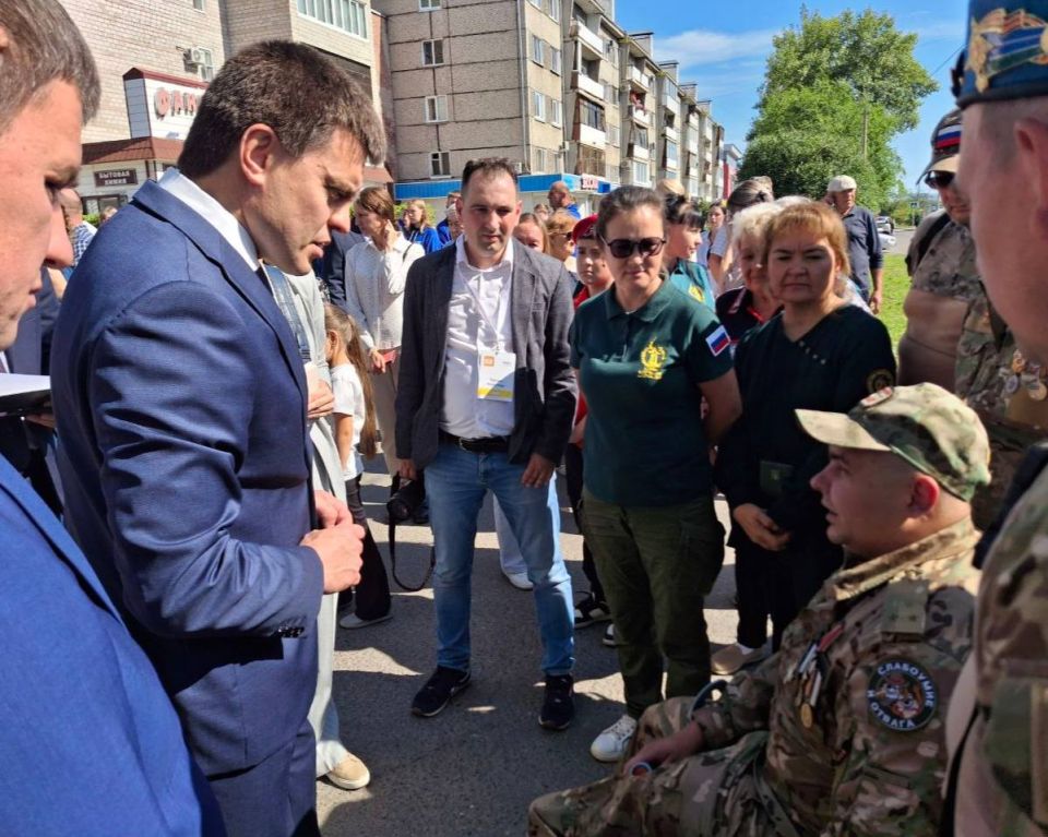 Открытие мурала в честь Героя России Владимира Чепы, погибшего в ходе специальной военной операции Открытие мурала в честь Героя России Владимира Чепы, погибшего в ходе специальной военной операции