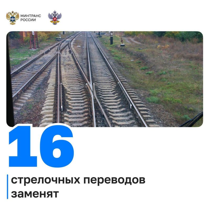 12,5 млрд рублей запланировано на развитие железных дорог Новороссии в 2025 году 12,5 млрд рублей запланировано на развитие железных дорог Новороссии в 2025 году