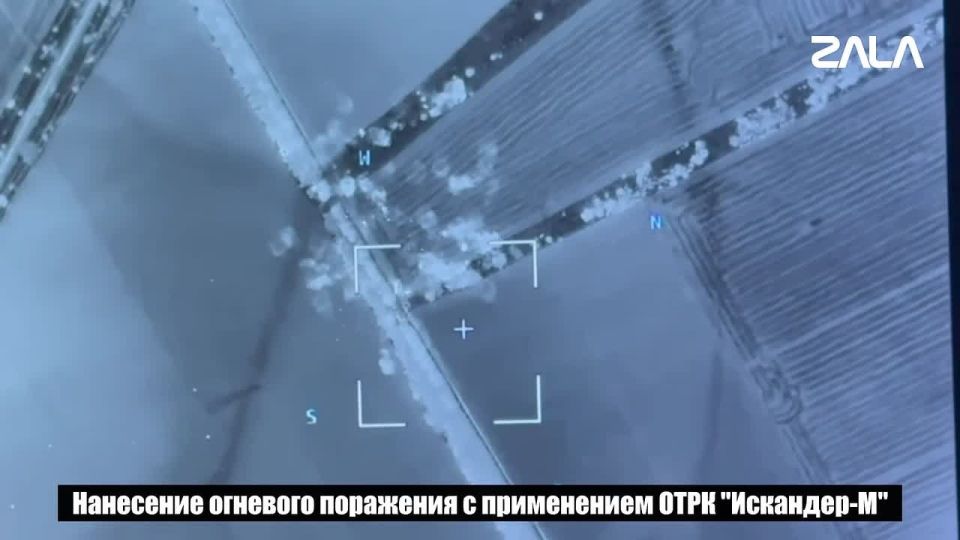 «Искандер» в связке с БПЛА ZALA ИЦПБТ «Рубикон» уничтожил площадку запуска дронов ВСУ