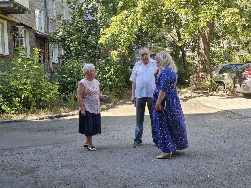 Татьяна Копылова: По поручению Главы ДНР Дениса Пушилина в Ворошиловском внутригордском районе продолжаются встречи с населением Татьяна Копылова: По поручению Главы ДНР Дениса Пушилина в Ворошиловском внутригордском районе продолжаются встречи с населением
