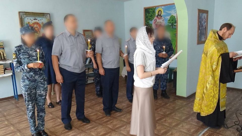 Сотрудники ГУФСИН России по ДНР почтили память Пимена Угрешского Сотрудники ГУФСИН России по ДНР почтили память Пимена Угрешского