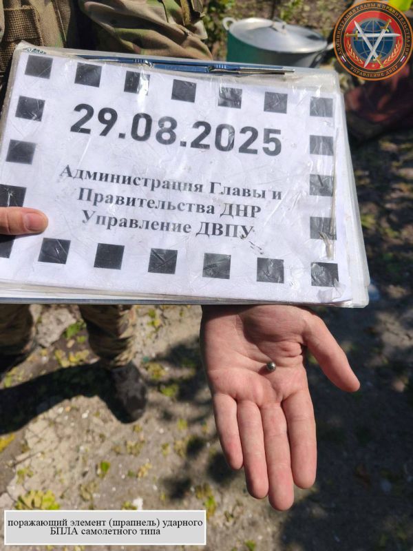 Родион Мирошник: Боеприпас доставленный вчера в Макеевку украинским беспилотником был нафарширован шрапнелью Родион Мирошник: Боеприпас доставленный вчера в Макеевку украинским беспилотником был нафарширован шрапнелью