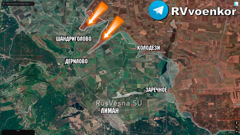 Армия России наступает широким фронтом к Красному Лиману Армия России наступает широким фронтом к Красному Лиману
