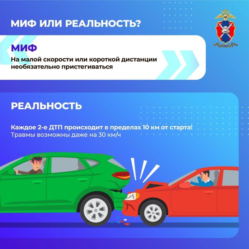 Развеиваем мифы о ремнях безопасности Развеиваем мифы о ремнях безопасности