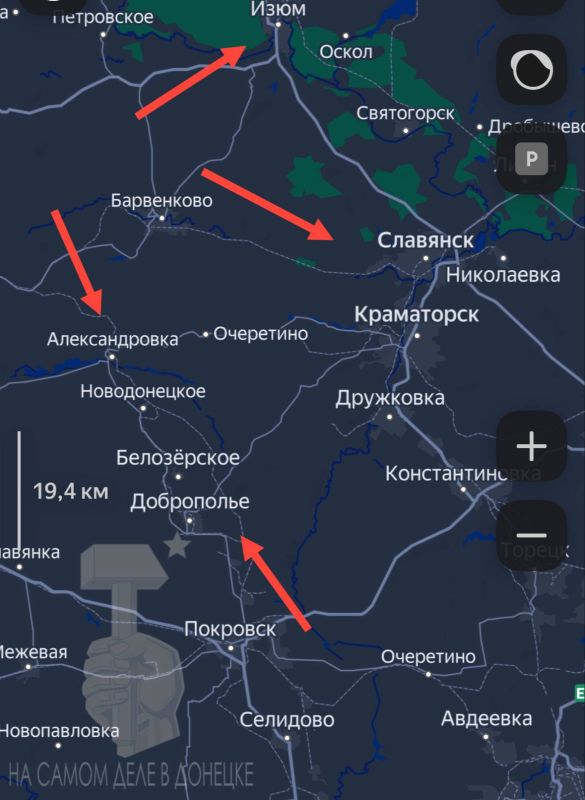 Начало блокировки Славянско-Краматорской агломерации Начало блокировки Славянско-Краматорской агломерации