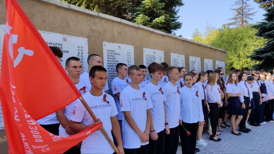 Александр Качанов: В Докучаевск почтили память освободителям Донбасса Александр Качанов: В Докучаевск почтили память освободителям Донбасса