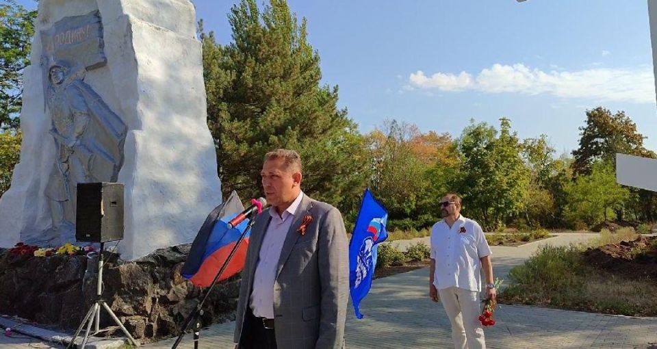 Александр Качанов: В Докучаевск почтили память освободителям Донбасса Александр Качанов: В Докучаевск почтили память освободителям Донбасса