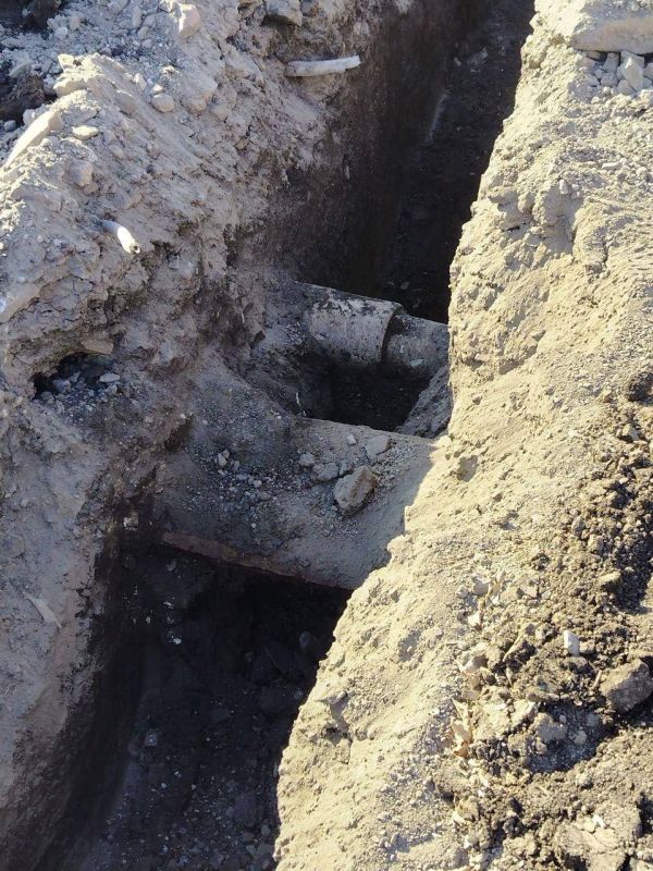 Бригада Нижегородской области провела шурфовку сетей в Харцызске Бригада Нижегородской области провела шурфовку сетей в Харцызске