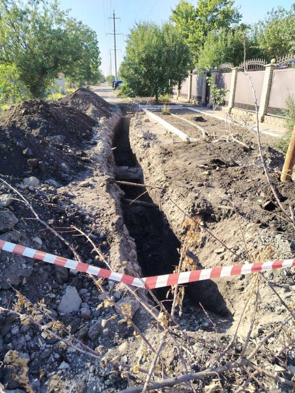 Бригада Нижегородской области провела шурфовку сетей в Харцызске Бригада Нижегородской области провела шурфовку сетей в Харцызске