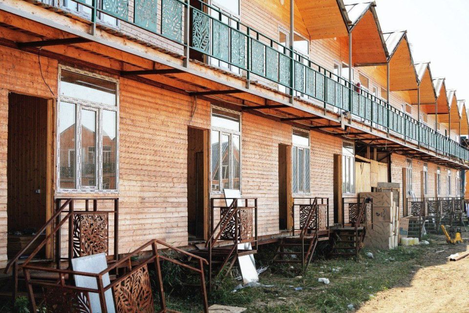 В Мелекино достраивают новую базу отдыха В Мелекино достраивают новую базу отдыха