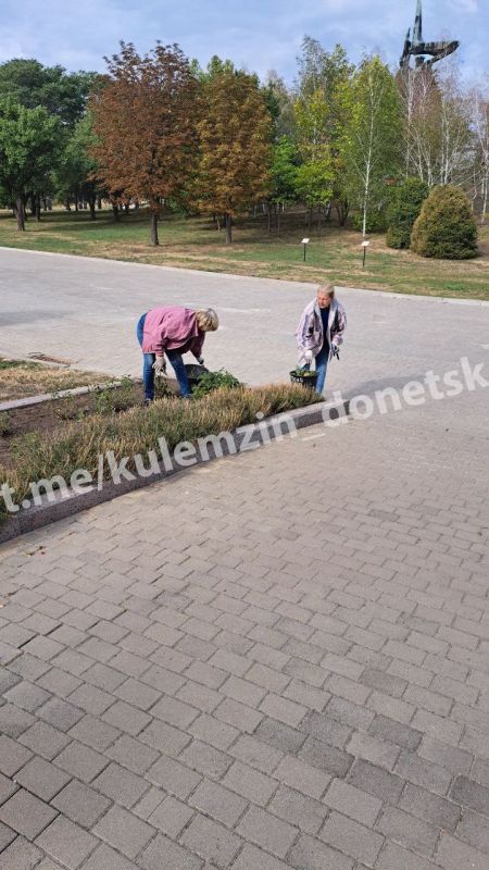 Сотрудники Дирекции парков продолжают работу по благоустройству зелёных зон! Сотрудники Дирекции парков продолжают работу по благоустройству зелёных зон!