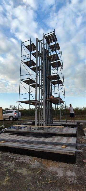 Николай Михайлов: При поддержке Бурятии продолжается ремонт въездной стелы в селе Стыла Старобешевского округа