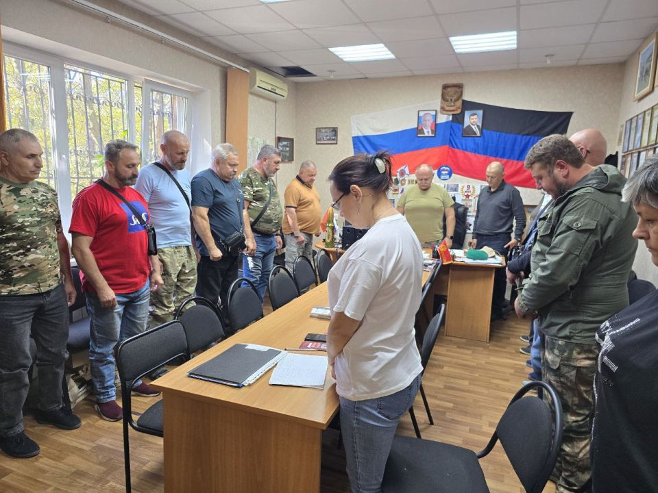 Дмитрий Огилец: 13 сентября в Макеевской городской организации "Российский союз ветеранов Афганистана и специальных военных операций" прошло очередное заседание правления в ходе которого были подведены итоги деятельности за... Дмитрий Огилец: 13 сентября в Макеевской городской организации "Российский союз ветеранов Афганистана и специальных военных операций" прошло очередное заседание правления в ходе которого были подведены итоги деятельности за...