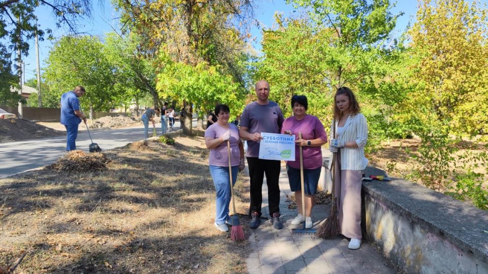 Николай Михайлов: В Старбешевском округе прошел Всероссийский экологический субботник "Зелёная Россия"