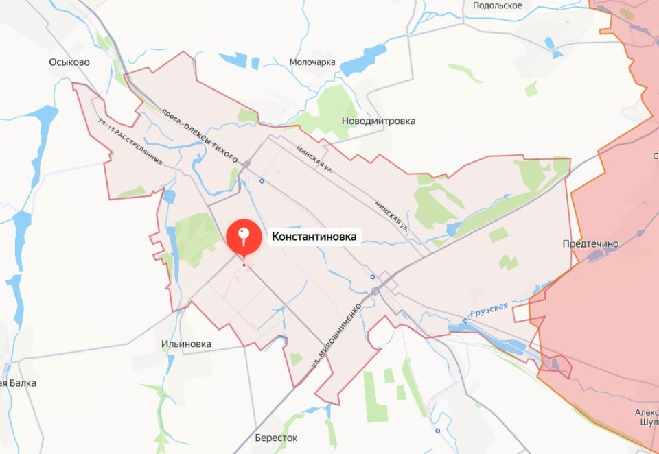 ВС РФ вошли в садовое товарищество «Ягодка», что уже в черте города Константиновки ВС РФ вошли в садовое товарищество «Ягодка», что уже в черте города Константиновки