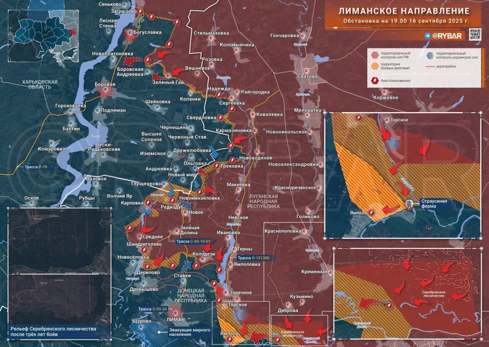 Серебрянский перелом. продвижение российских войск к Ямполю