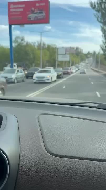 Макеевка: пробка от Рудничной больницы до Горностаевской