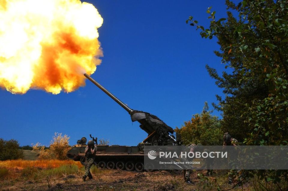 Боевая работа расчёта 203-мм самоходной пушки 2С7М «Малка» из состава группировки войск «Центр» на Покровском (Красноармейском) направлении Боевая работа расчёта 203-мм самоходной пушки 2С7М «Малка» из состава группировки войск «Центр» на Покровском (Красноармейском) направлении