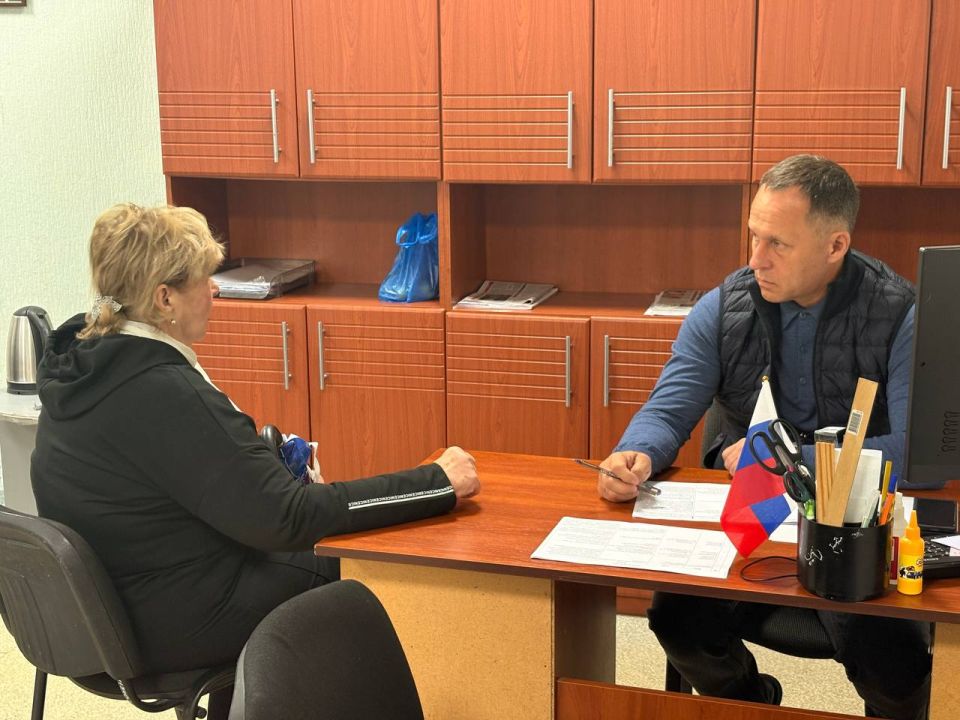 Александр Пеняев: Сегодня провел прием граждан Александр Пеняев: Сегодня провел прием граждан