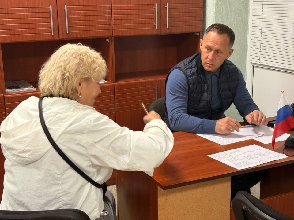 Александр Пеняев: Сегодня провел прием граждан Александр Пеняев: Сегодня провел прием граждан