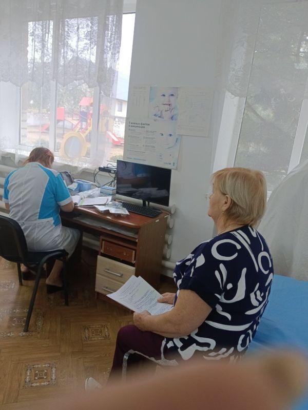 Наталья Великодная: 18.09.2025 осуществлен выезд врачей специалистов Тельмановской ЦРБ в с.Степановка Было принято - 35 человек ... Наталья Великодная: 18.09.2025 осуществлен выезд врачей специалистов Тельмановской ЦРБ в с.Степановка Было принято - 35 человек ...