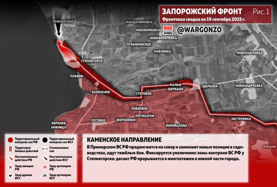 WarGonzo: Фронтовая сводка на утро 19.09.25